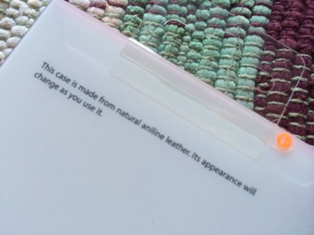 Opening and Leather Notice