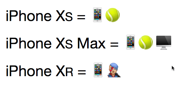 iPhone Xs Emoji
