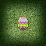 Easter Egg on Shaded Grass iPX Parallax
